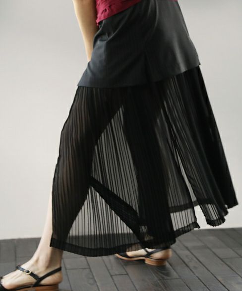 AKIKOAOKI.pleated skirt[NS-SP-SK02]