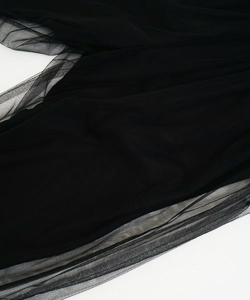 MIYAO ミヤオtulle pants [MQ-P-06/黒×黒]通販 店舗 公式