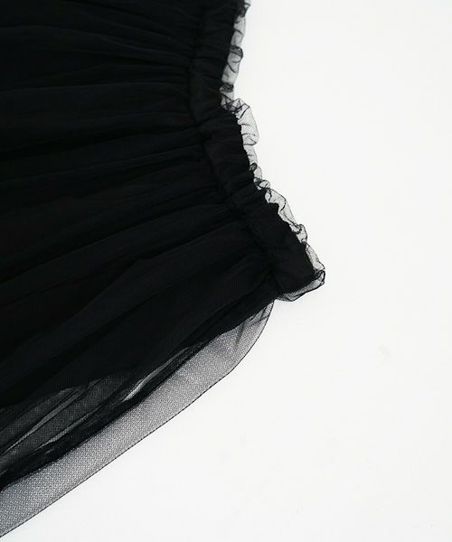 MIYAO ミヤオtulle pants [MQ-P-06/黒×黒]通販 店舗 公式