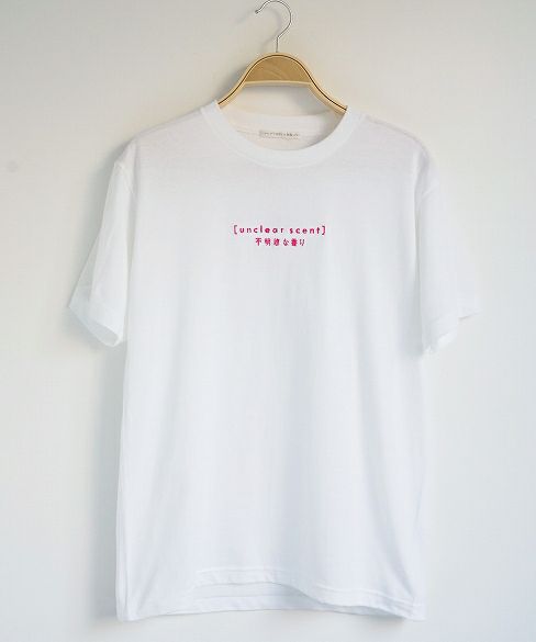 rinrinka.unclear scent logo T-shirt[i-RRK19SS-T/White×Pink]