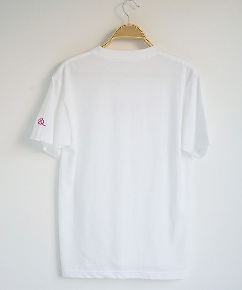 rinrinka.unclear scent logo T-shirt[i-RRK19SS-T/White×Pink]