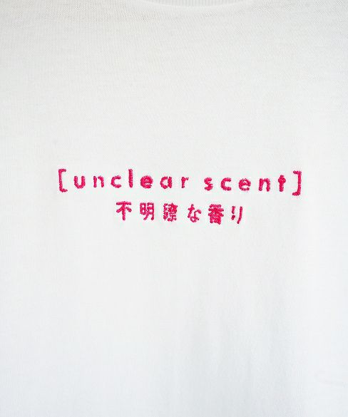 rinrinka.unclear scent logo T-shirt[i-RRK19SS-T/White×Pink]