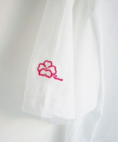 rinrinka.unclear scent logo T-shirt[i-RRK19SS-T/White×Pink]