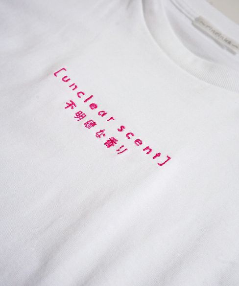 rinrinka.unclear scent logo T-shirt[i-RRK19SS-T/White×Pink]