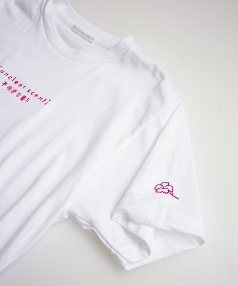 rinrinka.unclear scent logo T-shirt[i-RRK19SS-T/White×Pink]