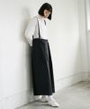 Mochi.モチ.black wide suspenders pants [19SS-P01]