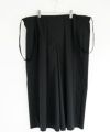 Mochi.モチ.black wide suspenders pants [19SS-P01]