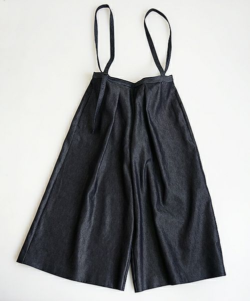 Mochi.モチ.denim wide suspenders pants [19SS-P02]