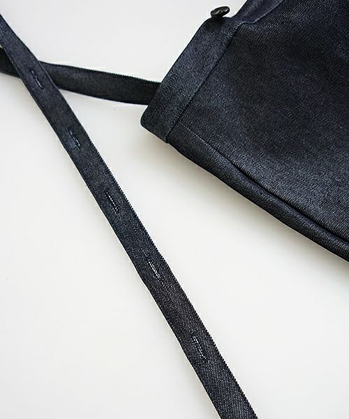 Mochi.モチ.denim wide suspenders pants [19SS-P02]