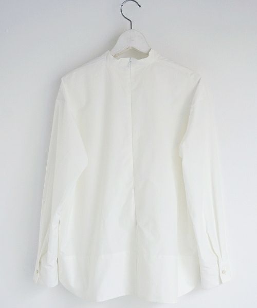 Mochi.モチ.petit high necked shirt [19SS-BL01/white]