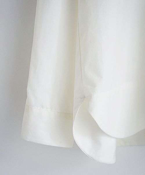 Mochi.モチ.petit high necked shirt [19SS-BL01/white]