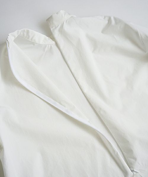 Mochi.モチ.petit high necked shirt [19SS-BL01/white]