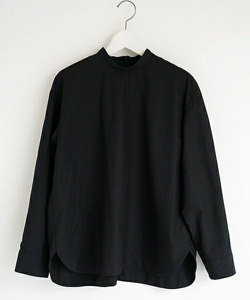 Mochi.モチ.petit high necked shirt [19SS-BL01/black]