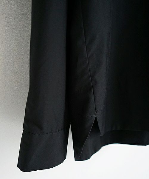 Mochi.モチ.petit high necked shirt [19SS-BL01/black]