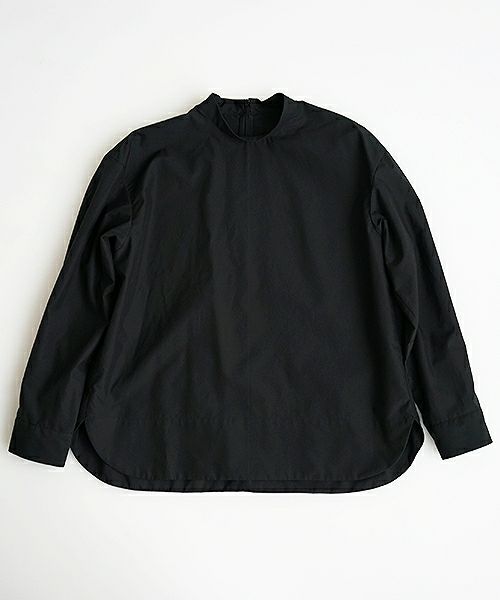 Mochi.モチ.petit high necked shirt [19SS-BL01/black]