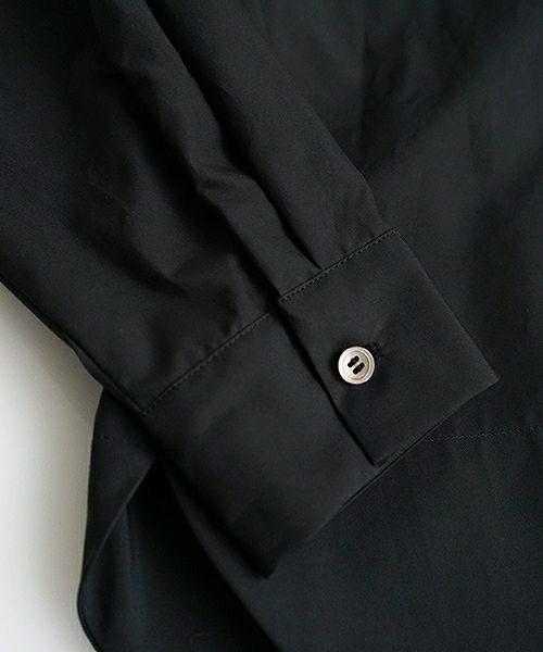 Mochi.モチ.petit high necked shirt [19SS-BL01/black]
