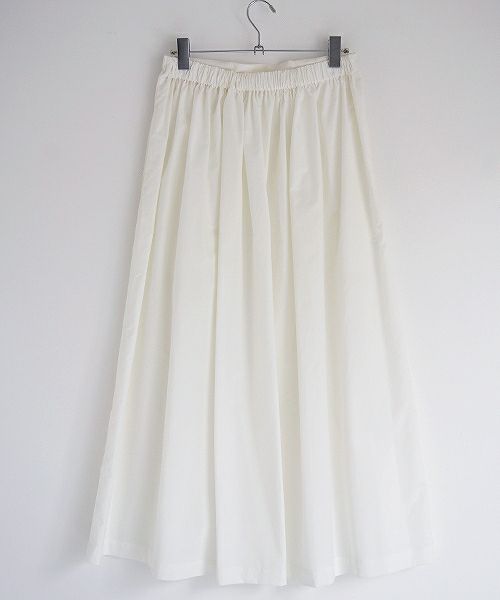 Mochi.モチ.tuck long skirt [19SS-SK01/white]
