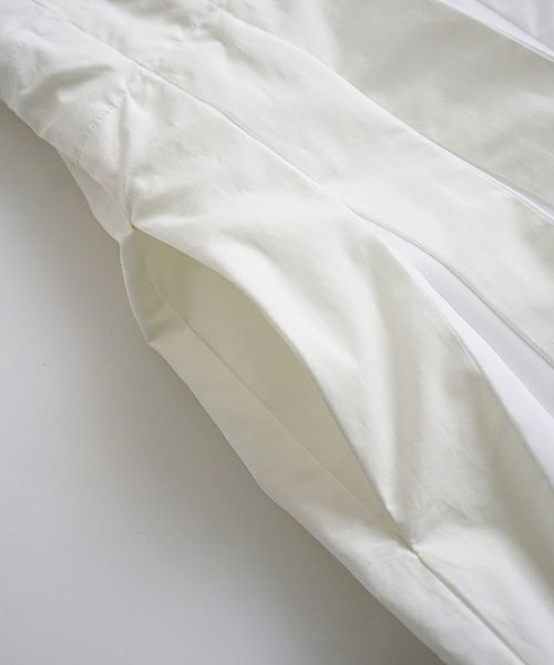 Mochi.モチ.tuck long skirt [19SS-SK01/white]
