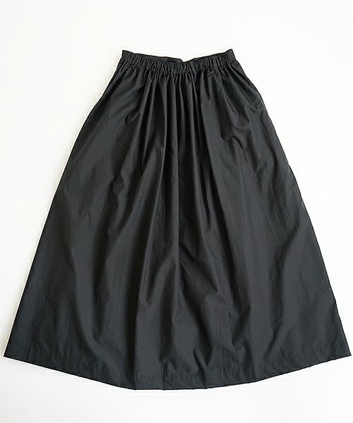 Mochi.モチ.tuck long skirt [19SS-SK01/black]