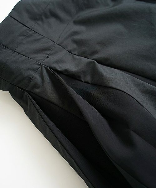 Mochi.モチ.tuck long skirt [19SS-SK01/black]