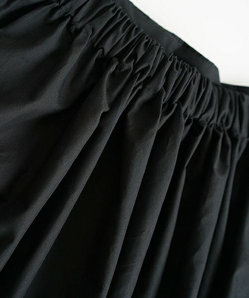 Mochi.モチ.tuck long skirt [19SS-SK01/black]