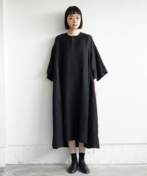 Mochi.モチ.black flare dress [19SS-OP01]