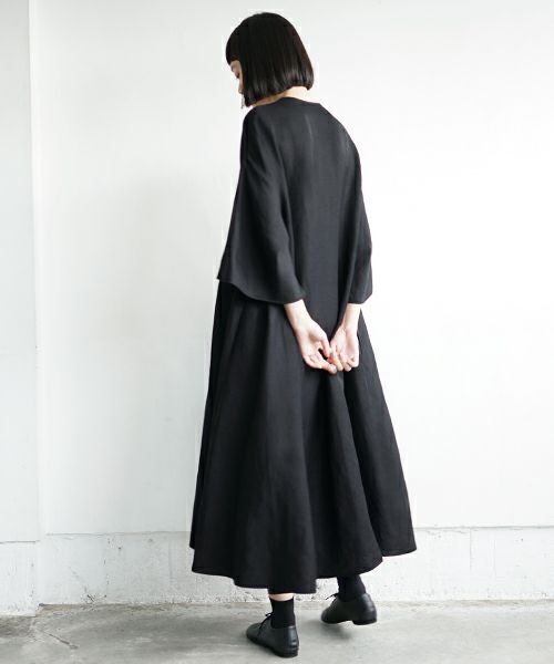 Mochi.モチ.black flare dress [19SS-OP01]