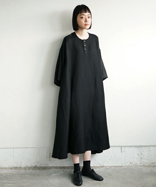 Mochi.モチ.black flare dress [19SS-OP01]