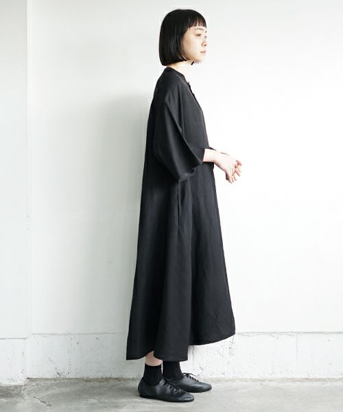Mochi.モチ.black flare dress [19SS-OP01]