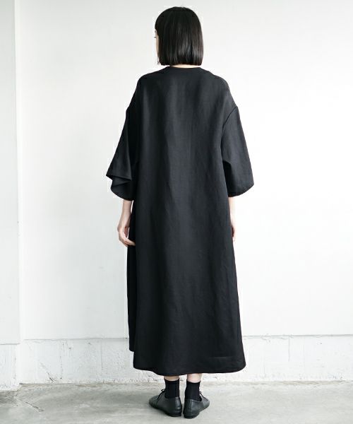 Mochi.モチ.black flare dress [19SS-OP01]