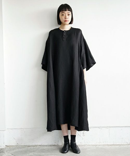 Mochi.モチ.black flare dress [19SS-OP01]