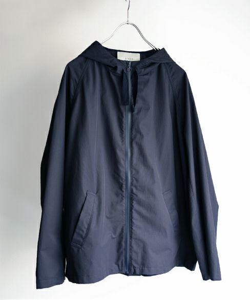 STUDIONICHOLSON.HOODED CROP JACKET[SNM-016/DARK NAVY]