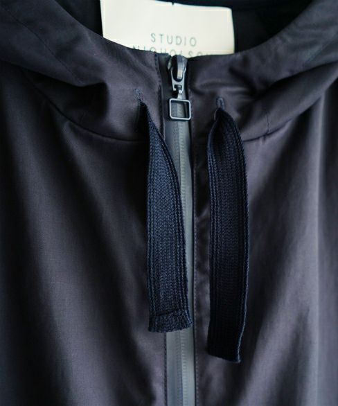 STUDIONICHOLSON.HOODED CROP JACKET[SNM-016/DARK NAVY]