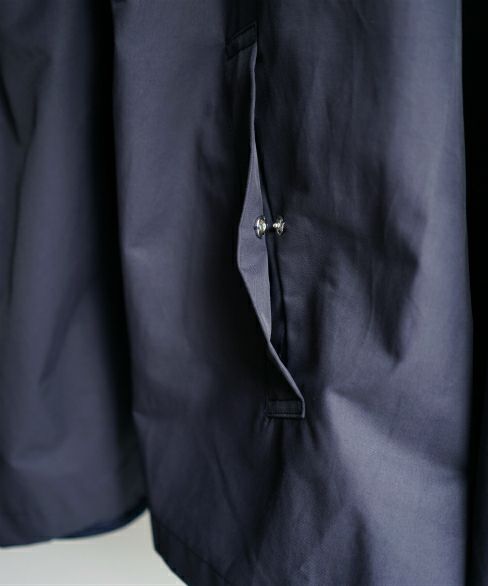 STUDIONICHOLSON.HOODED CROP JACKET[SNM-016/DARK NAVY]