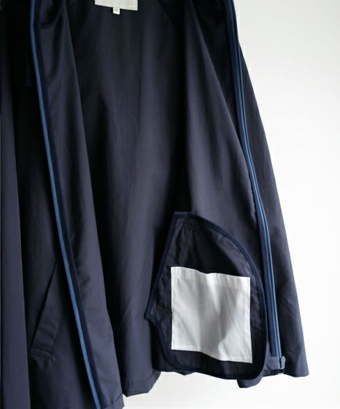 STUDIONICHOLSON.HOODED CROP JACKET[SNM-016/DARK NAVY]