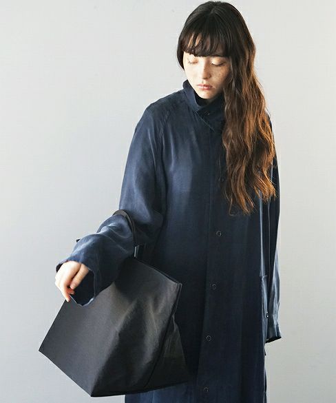 Building Block.ビルディングブロック.STENCIL DUFFEL IN BLACK CRINKLE[26/A.BLACK]