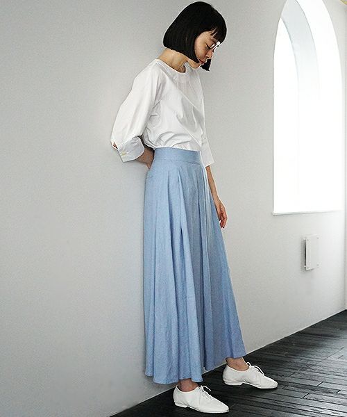 SI-HIRAI.LINEN LONG SK[CHSS19-3909B]
