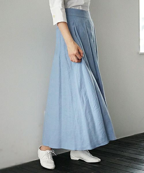 SI-HIRAI.LINEN LONG SK[CHSS19-3909B]