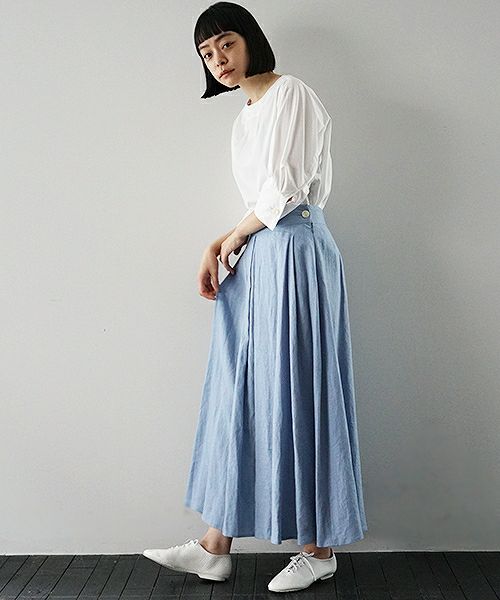 SI-HIRAI.LINEN LONG SK[CHSS19-3909B]
