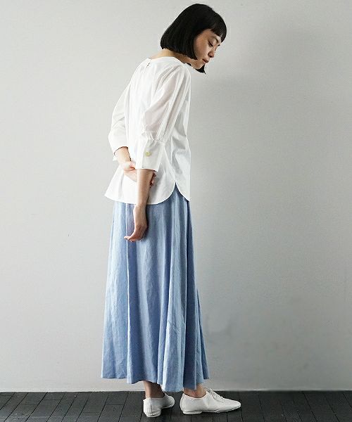 SI-HIRAI.LINEN LONG SK[CHSS19-3909B]