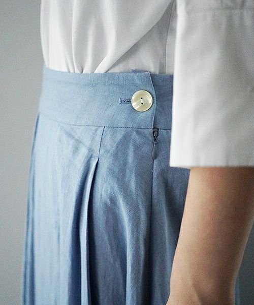 SI-HIRAI.LINEN LONG SK[CHSS19-3909B]