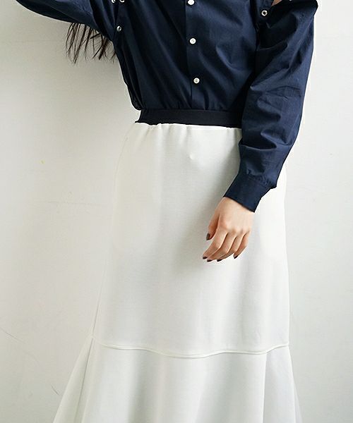 SWANLAKE.フレアースカート [SK-1162/WHITE]