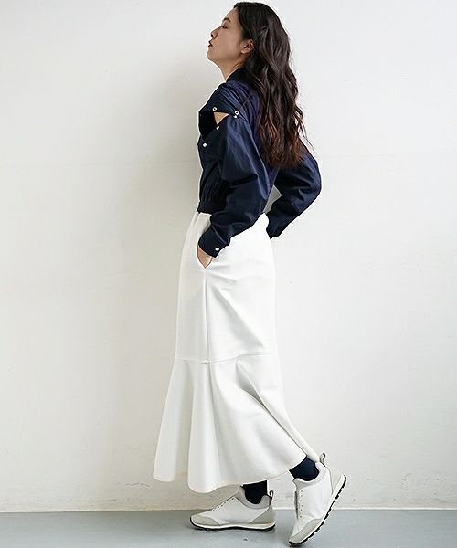 SWANLAKE.フレアースカート [SK-1162/WHITE]