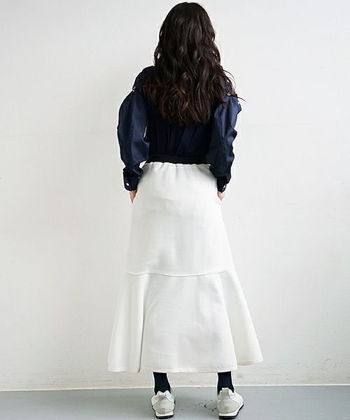 SWANLAKE.フレアースカート [SK-1162/WHITE]