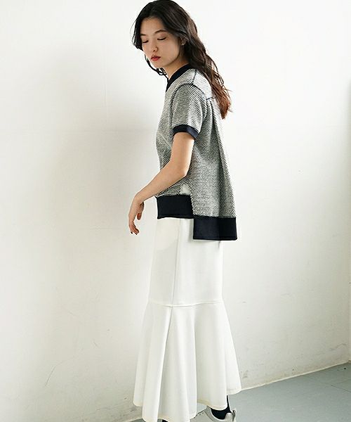 SWANLAKE.フレアースカート [SK-1162/WHITE]