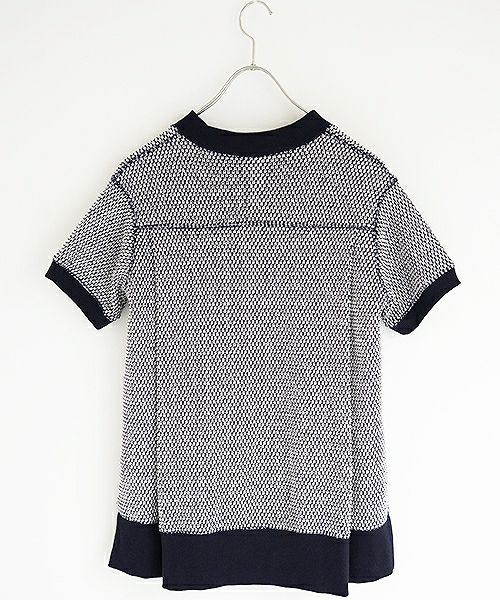 SWANLAKE.バックフレアーニット [CT-1165/OFF-NAVY]