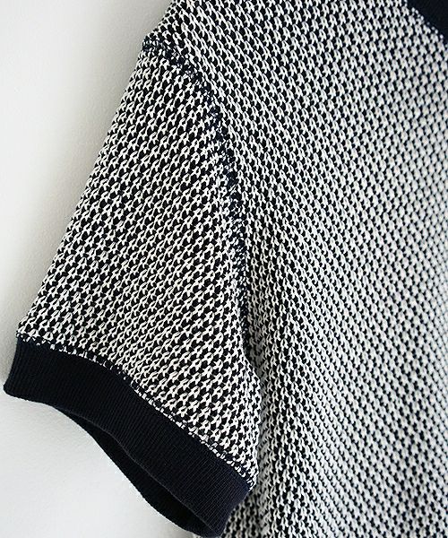 SWANLAKE.バックフレアーニット [CT-1165/OFF-NAVY]