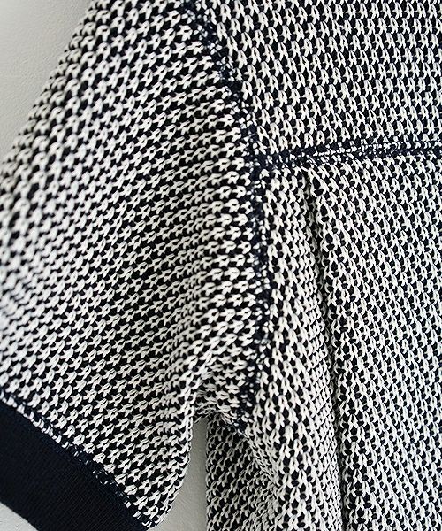 SWANLAKE.バックフレアーニット [CT-1165/OFF-NAVY]