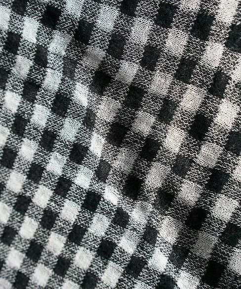 malamute.gingham check skirt [mlm 19SS-SK09 / BLACK]