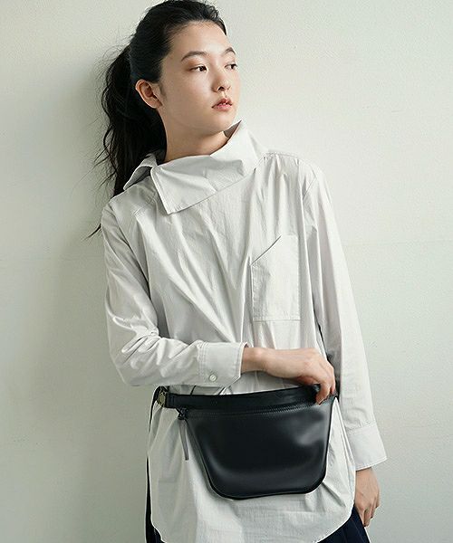 macromauro マクロマウロ.plane bag small PVC[black]_